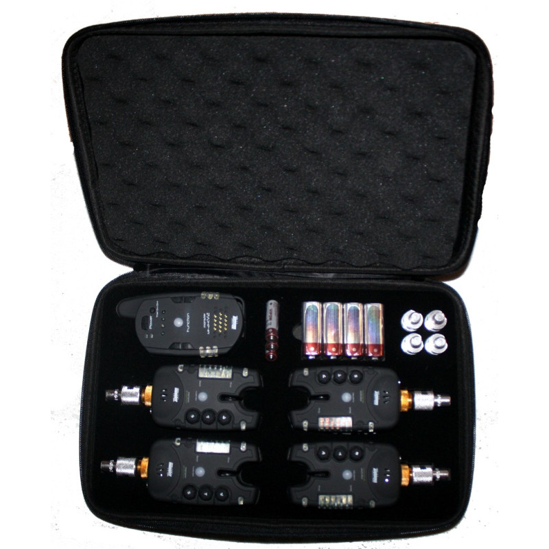Zestaw sygnalizatorów monster fishing MF-213C V2 Set 4+1(4xpanel, 4xQR) Zestaw sygnalizatorów monster fishing MF-213C V2 Set 4+1(4xpanel, 4xQR)