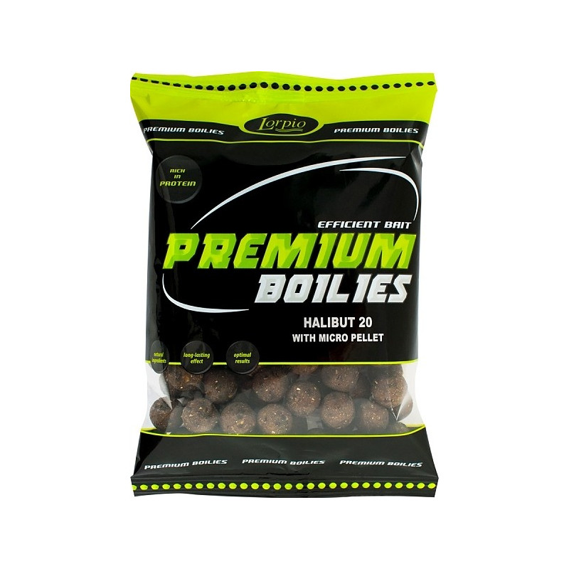 Kulki proteinowe Lorpio 200g / 16 / halibut z micro pellet