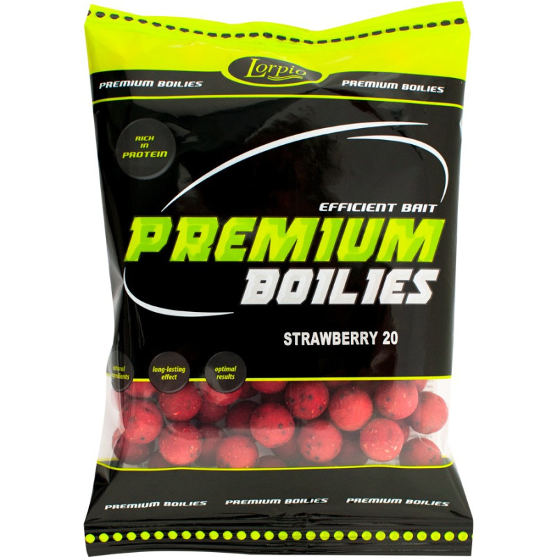 Kulki proteinowe Lorpio 200g / 16 / strawberry (truskawka)