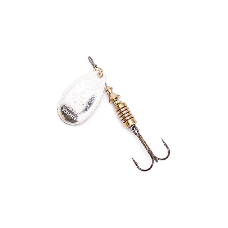 Błystka Mepps Aglia srebrna 4.5g roz.2 srebrny Błystka Mepps Aglia srebrna 4.5g roz.2 srebrny