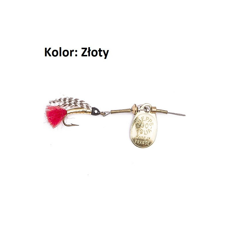 Błystka Mepps Aglia Streamepps 0,9g roz.00 złoty