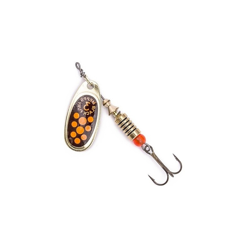 Błystka Mepps Black Fury złoty 8g roz.4 czarny/żółte kropki Błystka Mepps Black Fury złoty 8g roz.4 czarny/żółte kropki