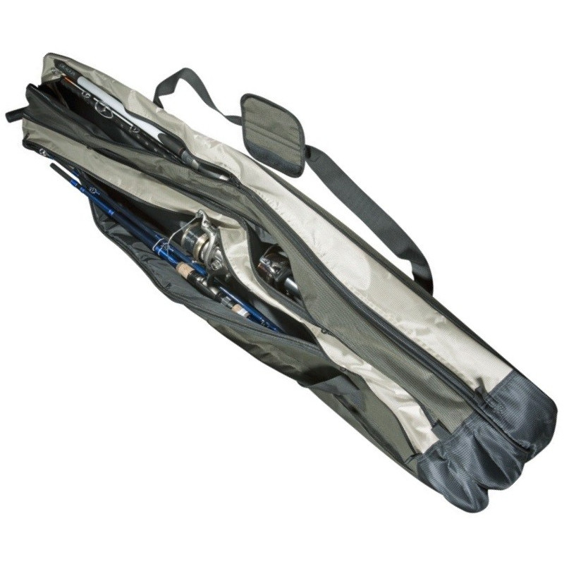 Trójkomorowy pokrowiec na wędki 145cm Dragon Trójkomorowy pokrowiec na wędki 145cm Dragon