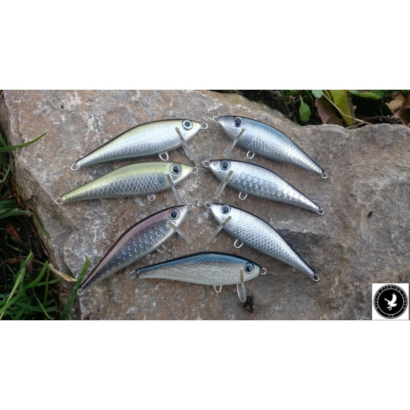 Woblery boleniowe B5 7cm grzbiet niebieski Bielik Woblery boleniowe B5 7cm grzbiet niebieski Bielik