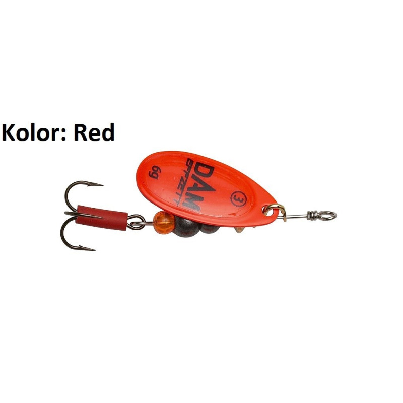 Błystka obrotowa DAM Effzett Fluo Spinner 3g TRIO Błystka obrotowa DAM Effzett Fluo Spinner 3g TRIO