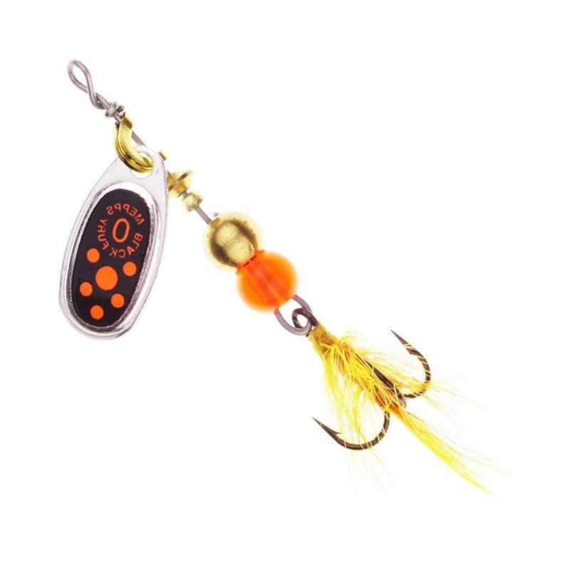 Błystka Black Fury Mouche srebrny/czerwony Mepps Błystka Black Fury Mouche srebrny/czerwony Mepps