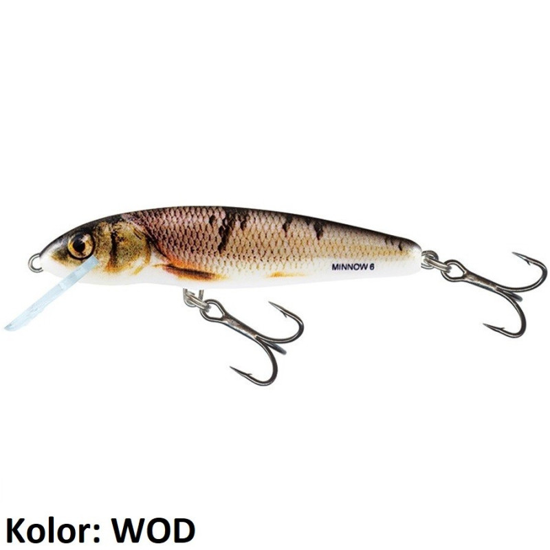 Wobler Salmo Minnow M6S, różne kolory 6cm WOD Wobler Salmo Minnow M6S, różne kolory 6cm WOD