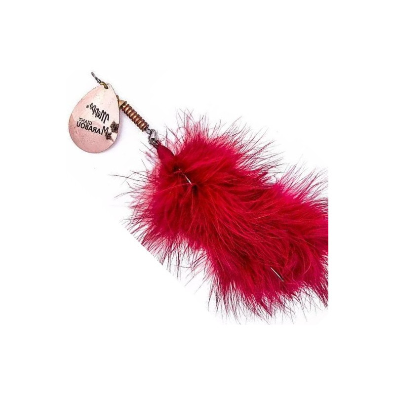 Błystka Giant Marabou 40g miedziano/czerwony Mepps Błystka Giant Marabou 40g miedziano/czerwony Mepps