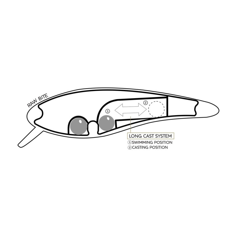 Wobler Westin RawBite Crankbait 17cm crazy bluegill