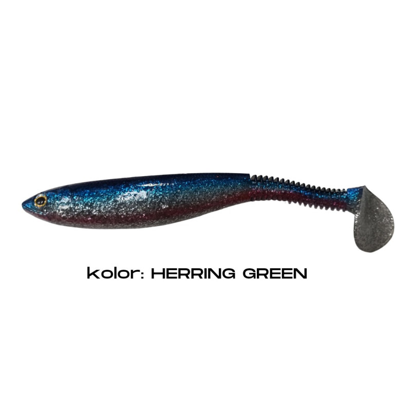 Guma Daiwa Prorex Side Kick Shad XL 23cm Herring Green