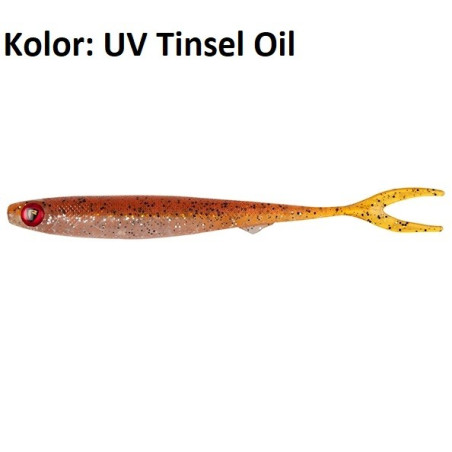 Przynęta FoxRage gumowa Slick Finesse 9 cm UV Orange Chartreuse