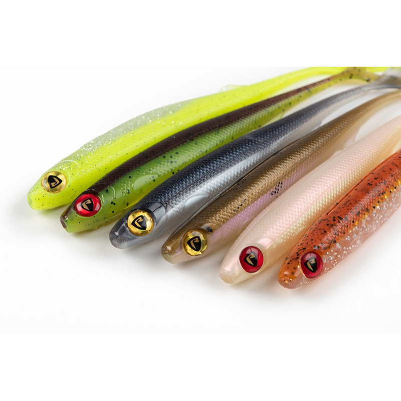 Przynęta FoxRage gumowa Slick Finesse 13 cm UV Orange Chartreuse