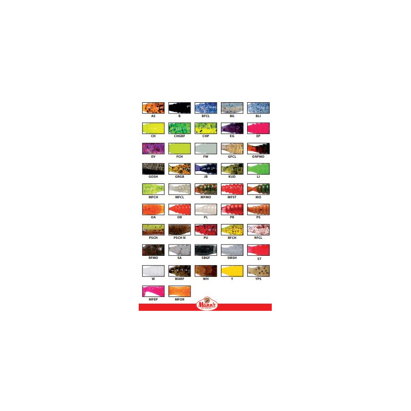 Twister 3-4 cm - 5 szt. - losowy kolor Mann's Twister 3-4 cm - 5 szt. - losowy kolor Mann's