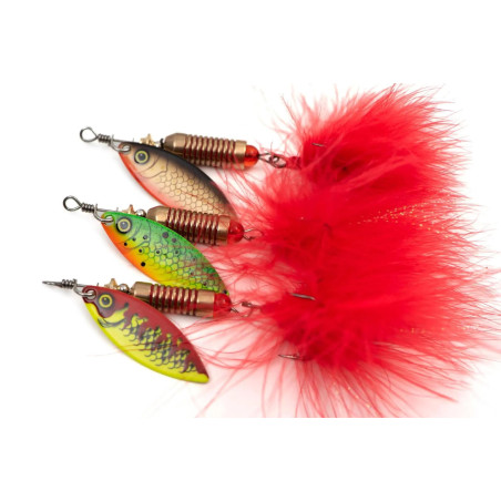 Błystka obrotowa FoxRage Spinner UV 11g roz.3 UV HOT OLIVE