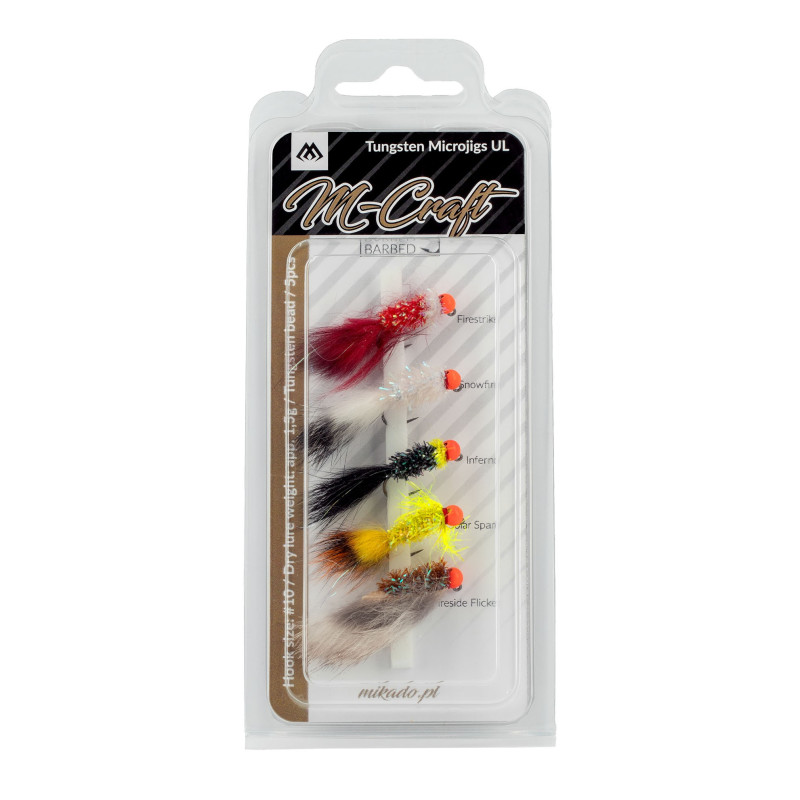 Zestaw - M-CRAFT TUNGSTEN MICROJIGS - UL mix Mikado Zestaw - M-CRAFT TUNGSTEN MICROJIGS - UL mix Mikado