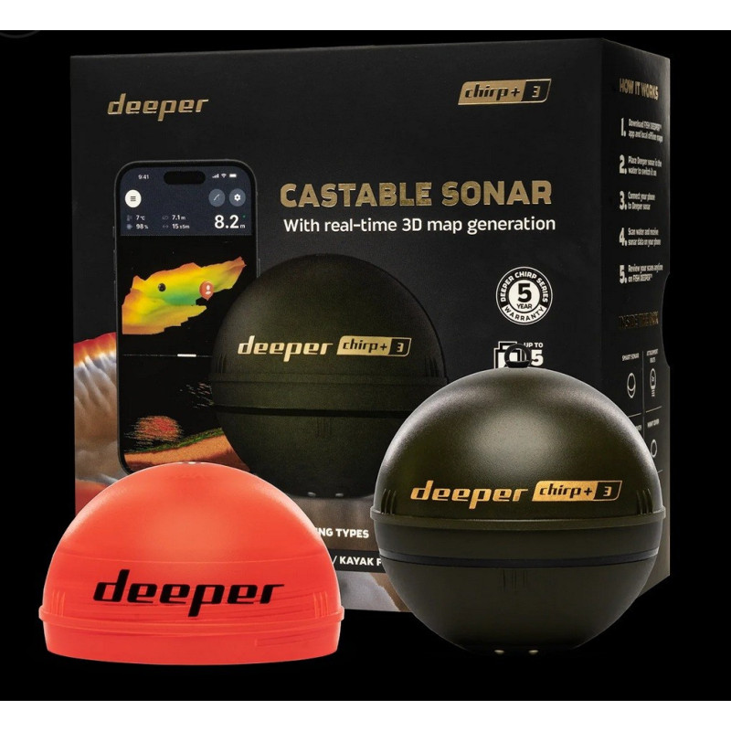Echosonda Deeper Smart Sonar CHIRP+ 3 Echosonda Deeper Smart Sonar CHIRP+ 3