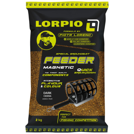 Zanęta-Lorpio-Feeder-Magnetic-Dark-2kg