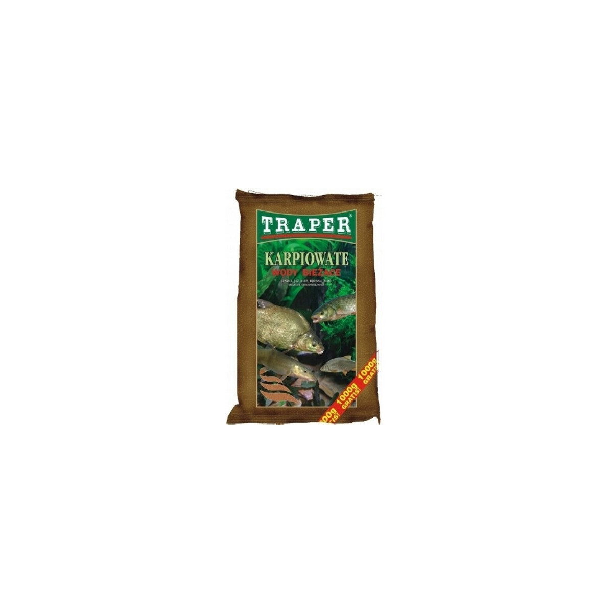Zanęta Traper 5kg - Leszcz,Jaź,Kleń,Brzana,Płoć wody bieżące