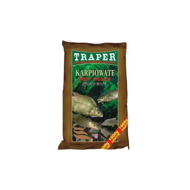 Zanęta Traper 5kg - Leszcz,Jaź,Kleń,Brzana,Płoć wody bieżące
