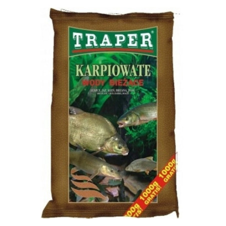 Zanęta Traper 5kg - Leszcz,Jaź,Kleń,Brzana,Płoć wody bieżące