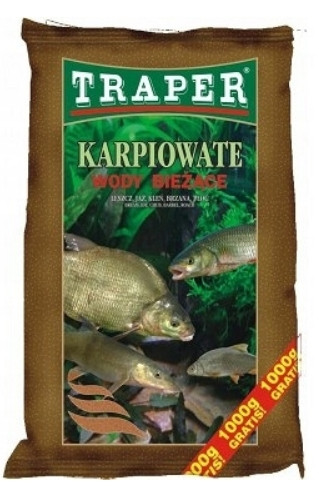 Zanęta Traper 5kg - Leszcz,Jaź,Kleń,Brzana,Płoć wody bieżące Zanęta Traper 5kg - Leszcz,Jaź,Kleń,Brzana,Płoć wody bieżące