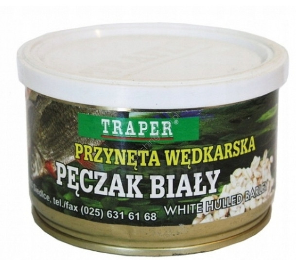 Przynęta naturalna Traper 70g - pęczak biały Przynęta naturalna Traper 70g - pęczak biały