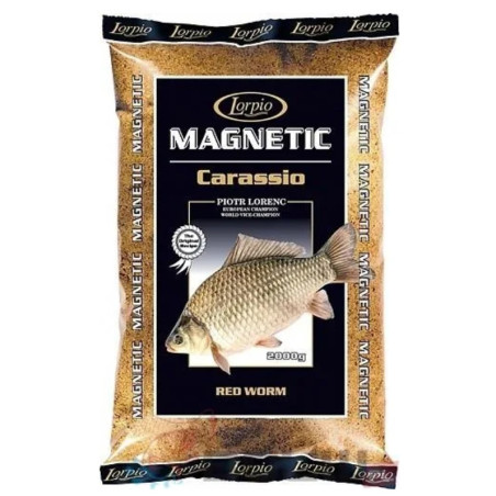 Zanęta Lorpio MAGNETIC 2kg /  Karaś czerwony robak 