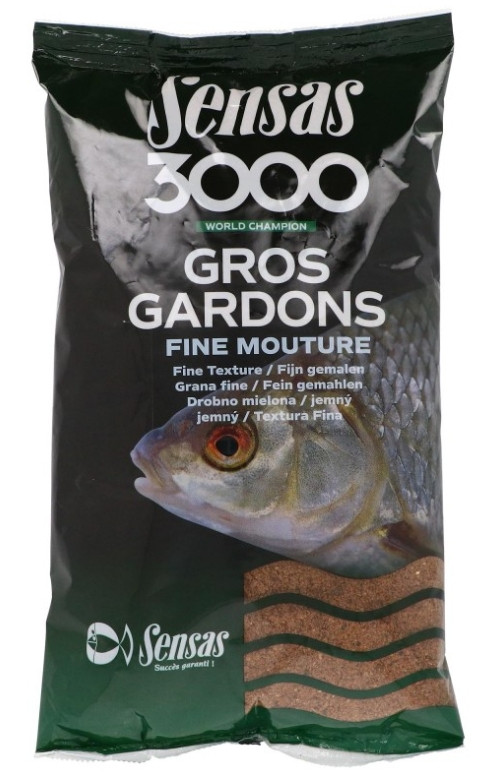 Zanęta Sensas 3000 Gros Gardons Fine Mouture 1kg Zanęta Sensas 3000 Gros Gardons Fine Mouture 1kg