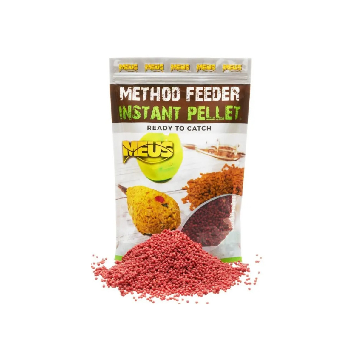 Pellet Meus Method Feeder Instant 700g - 2mm Truskawka