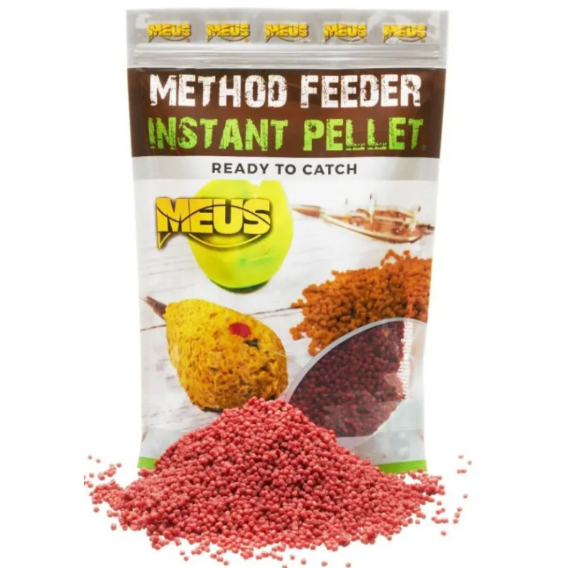Pellet Meus Method Feeder Instant 700g - 2mm Truskawka