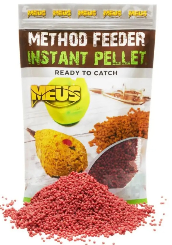 Pellet Meus Method Feeder Instant 700g - 2mm Truskawka Pellet Meus Method Feeder Instant 700g - 2mm Truskawka