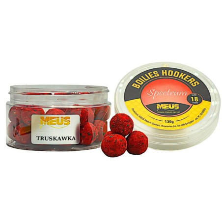 Kulki hakowe Meus Spectrum 130g / 18mm / tonące / truskawka