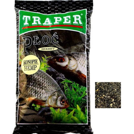 Zanęta Traper Sekret 1kg - Płoć, konopie