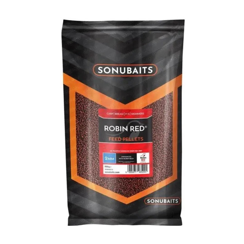 Pellet zanętowy Sonubaits Feed Pellets F1 900g - 2mm Robin Red Feed