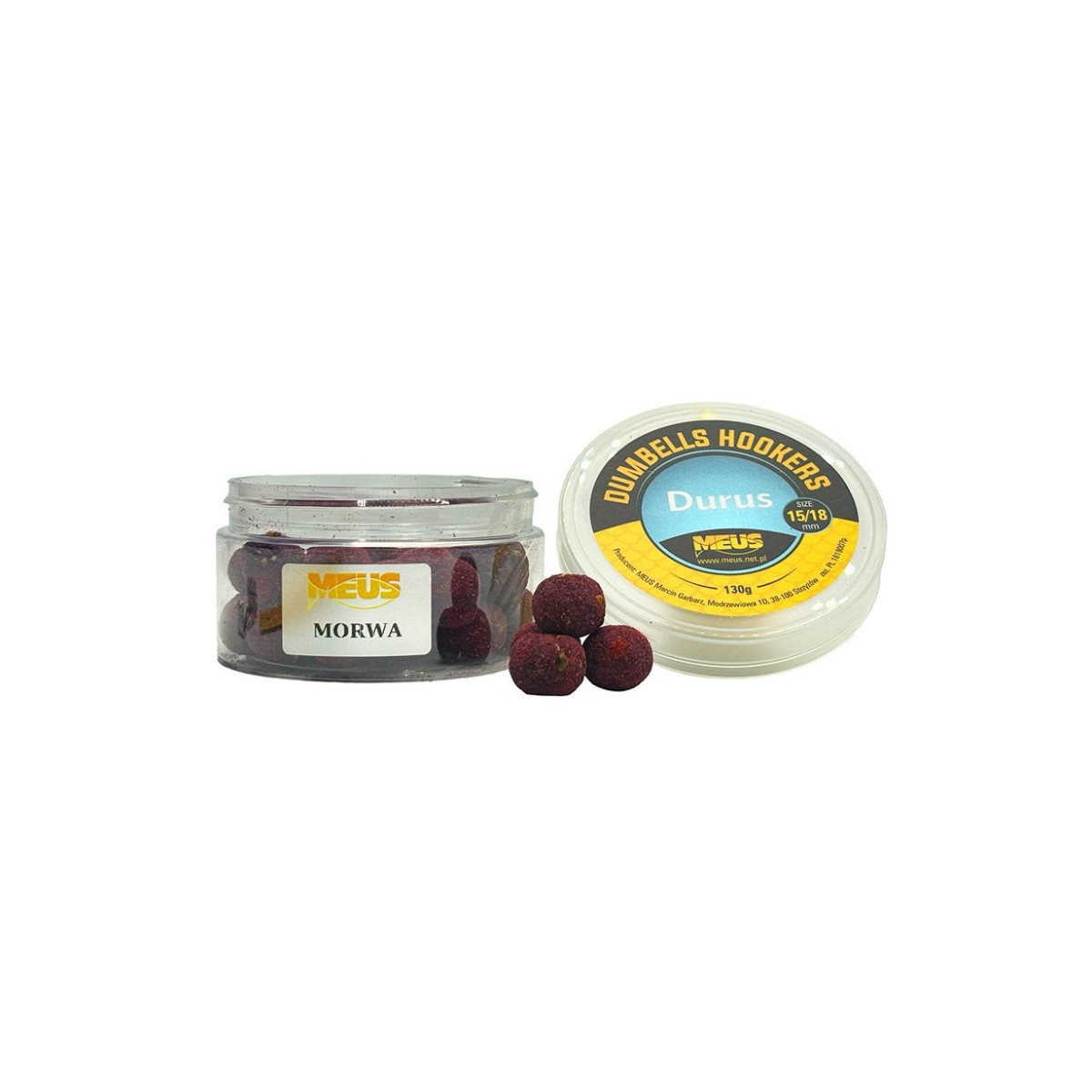 Kulki Meus Dumbells hakowy Durus 130g / 15-18mm / Morwa