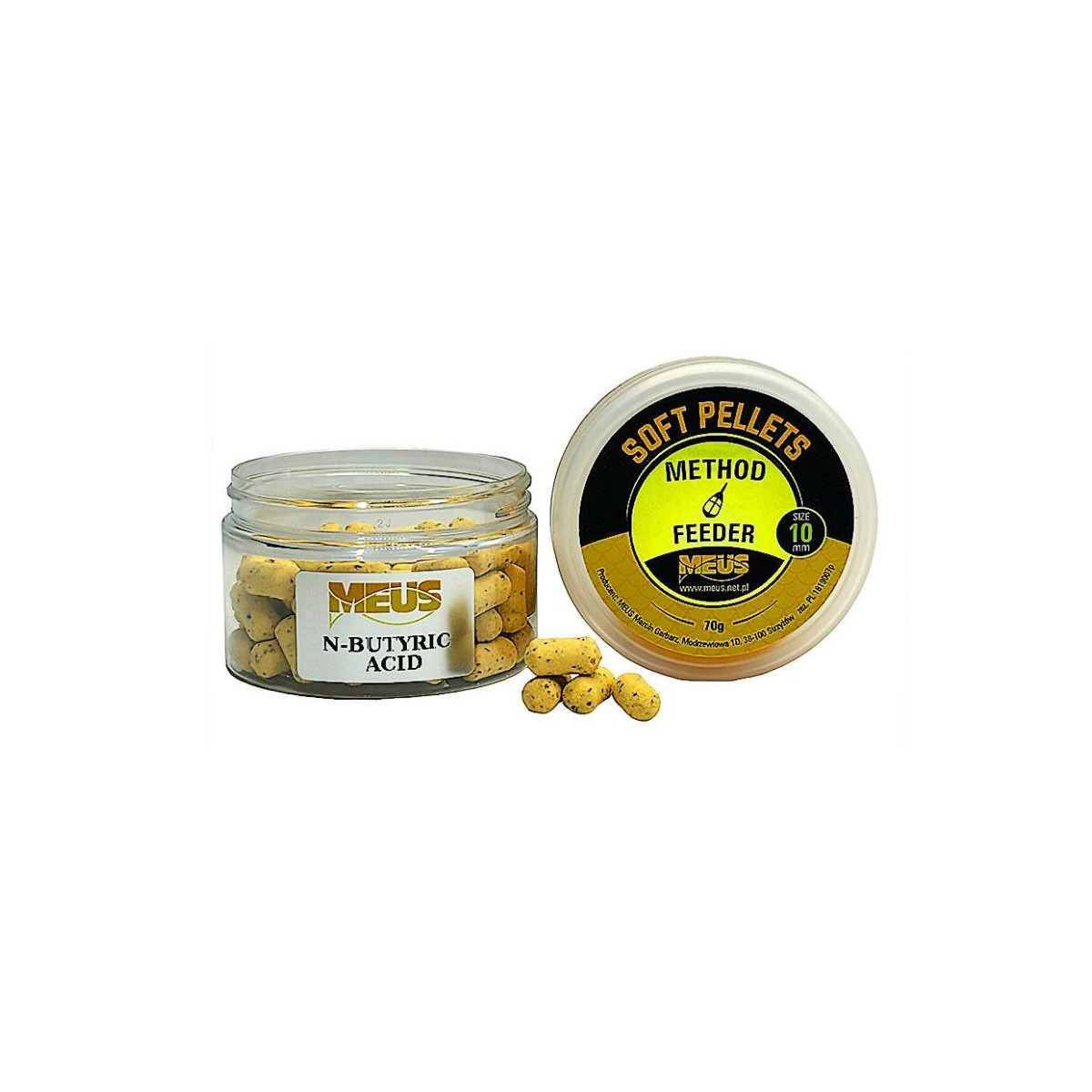 Pellet Meus Soft 70g, 10mm - N-Butyric Acid Skisłe Masło