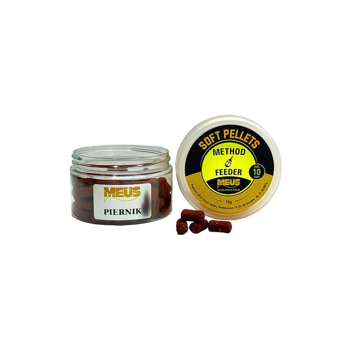 Pellet Meus Soft 70g - 10mm Piernik Pellet Meus Soft 70g - 10mm Piernik