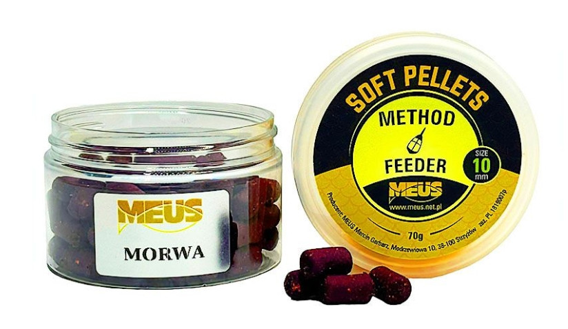 Pellet Meus Soft 70g - 10mm Morwa  Pellet Meus Soft 70g - 10mm Morwa