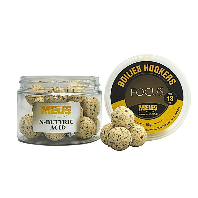 Kulki hakowe Meus Focus 90g, 18mm - n-butyric acid