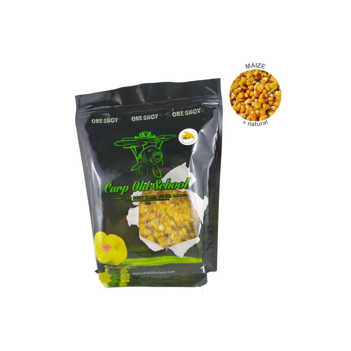 Kukurydza Carp Old School 1kg - Naturalna 