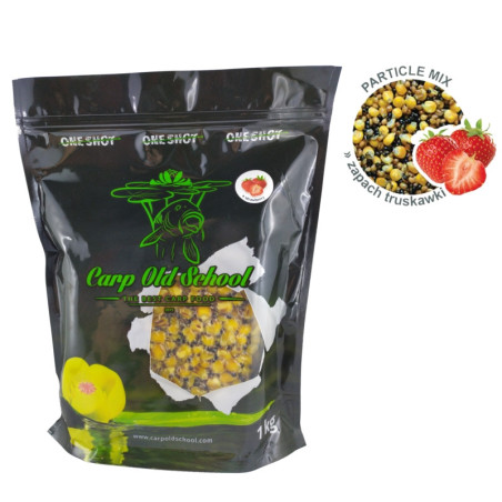 Ziarna Carp Old School 1kg mix ziaren Truskawka