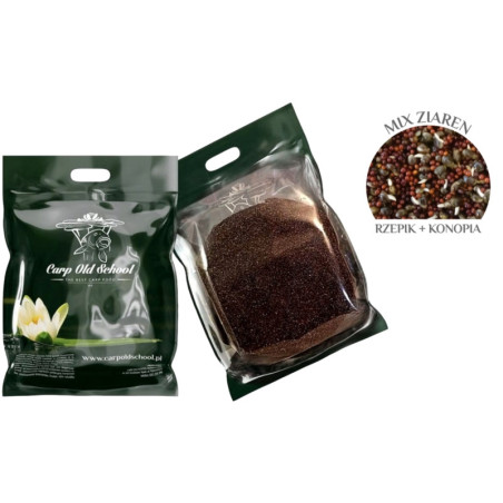 Ziarna Carp Old School 5kg /  konopie-rzepik naturalny