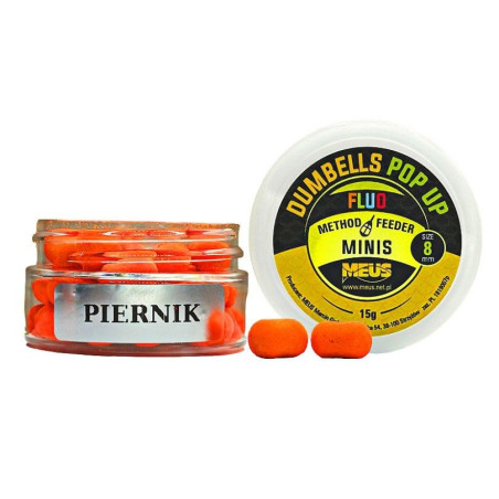 Kulki Meus Dumbells Fluo Pop Up MINIS 15g / 8mm / Piernik