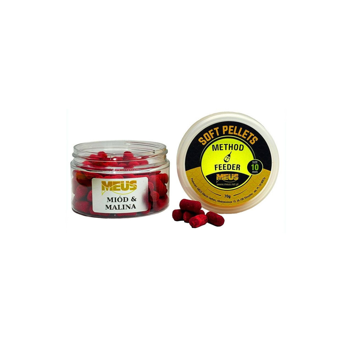 Soft Pellets Meus 70g, 10mm - miód i malina
