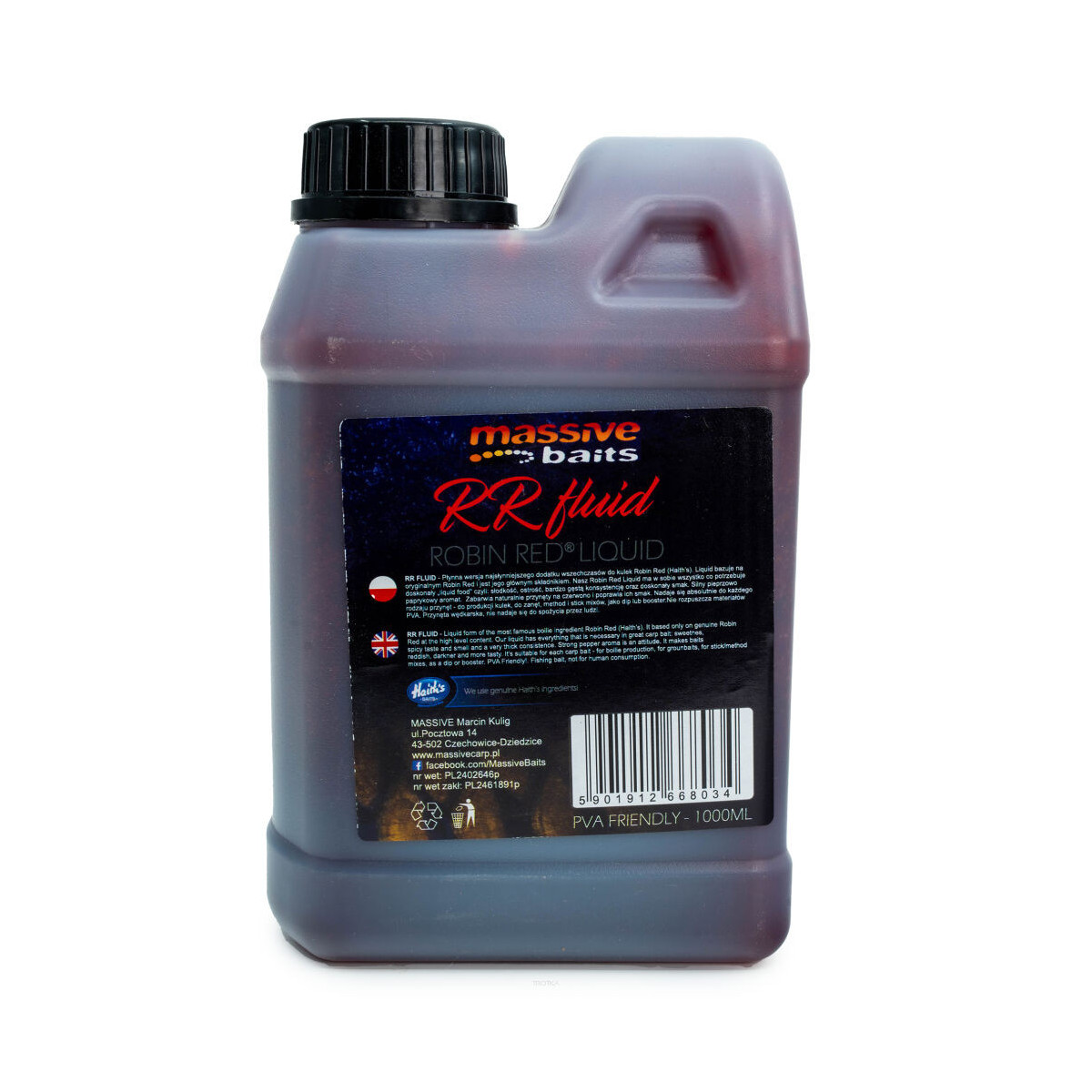 Dodatek Liquids Massive Baits 1000ml - Robin Red Dodatek Liquids Massive Baits 1000ml - Robin Red