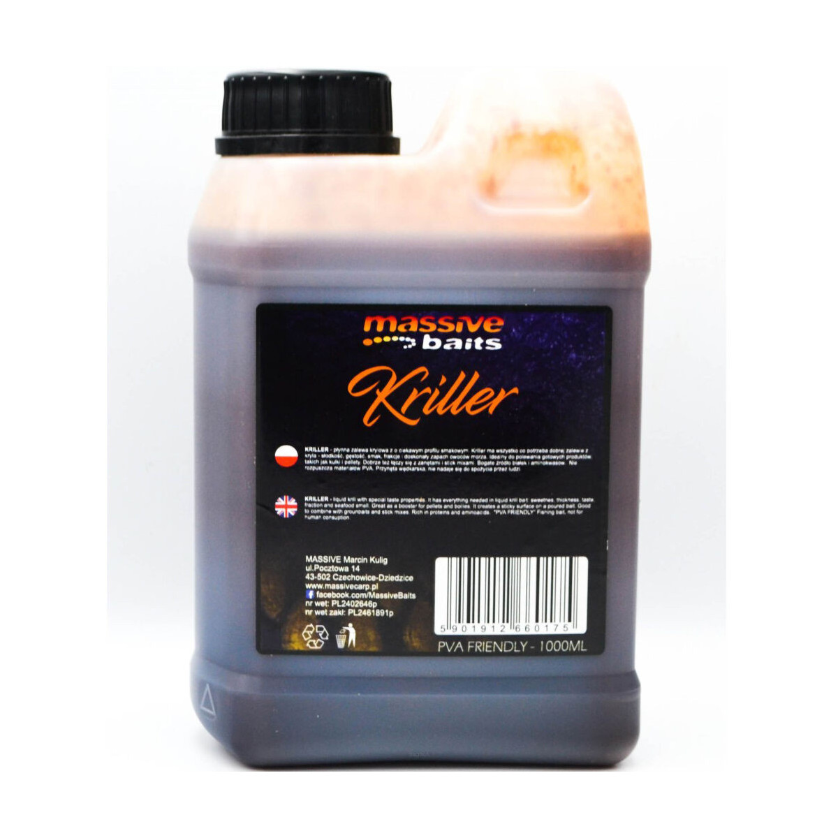 Dodatek Liquids Massive Baits 1000ml - Kriller