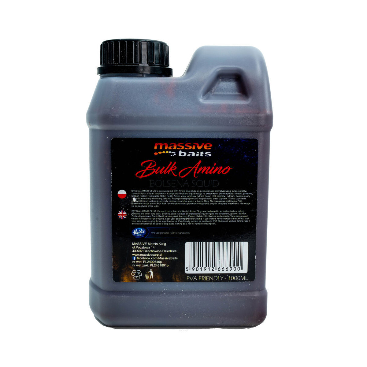 Dodatek Liquids Massive Baits 1000ml - Bulk Amino Dodatek Liquids Massive Baits 1000ml - Bulk Amino