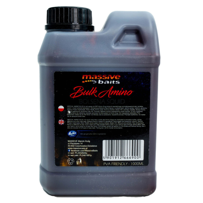 Dodatek Liquids Massive Baits 1000ml - Bulk Amino Dodatek Liquids Massive Baits 1000ml - Bulk Amino