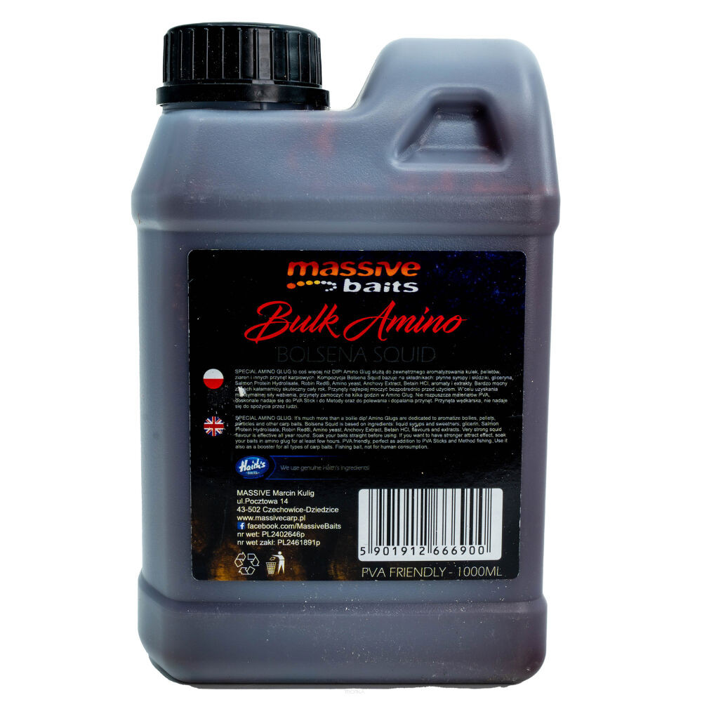 Dodatek Liquids Massive Baits 1000ml - Bulk Amino Dodatek Liquids Massive Baits 1000ml - Bulk Amino