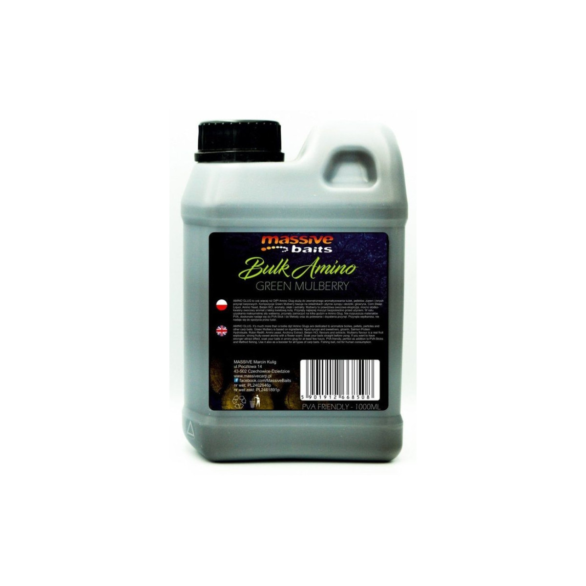Dodatek Liquids Massive Baits 1000ml - Green Mulberry